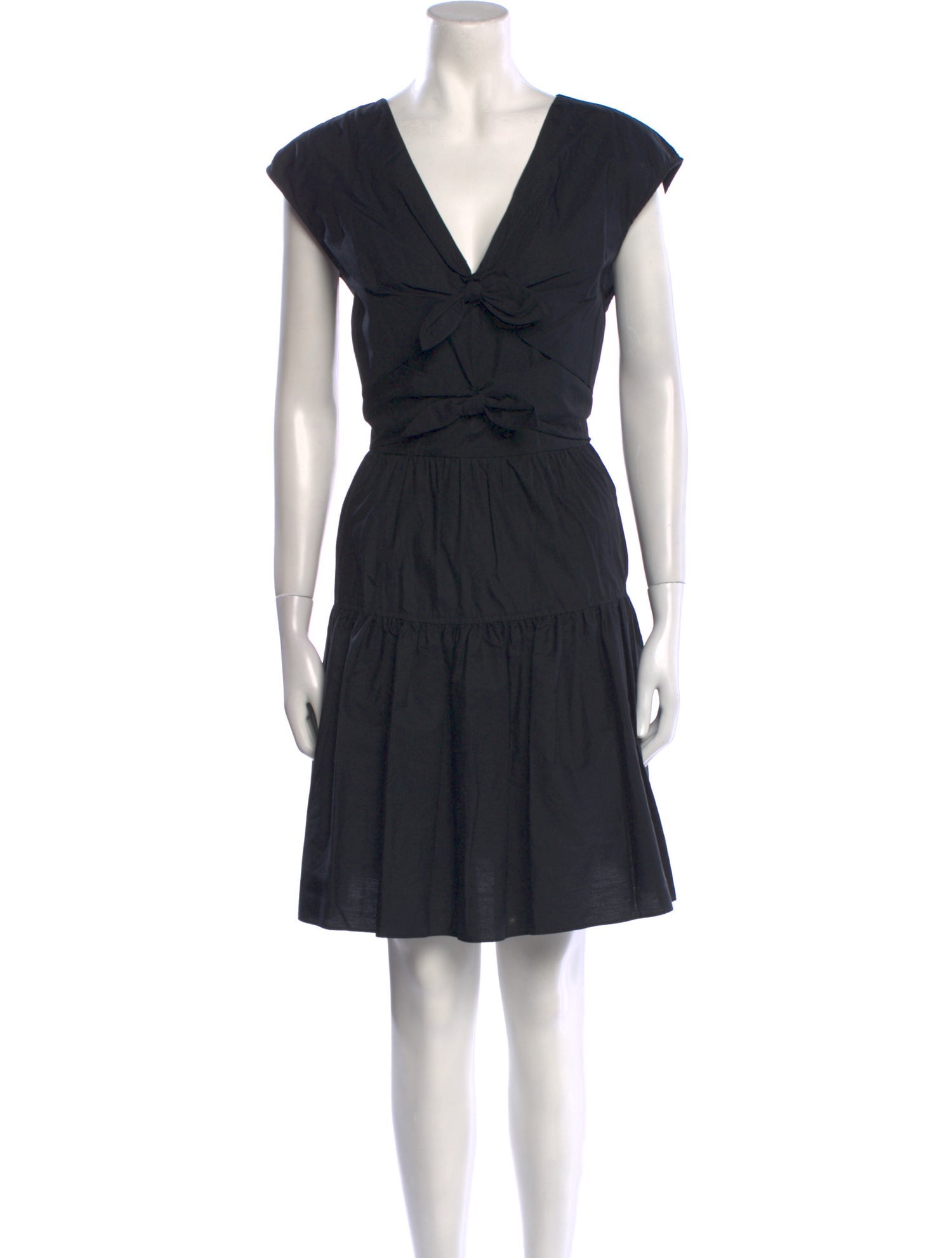 Derek Lam 10 Crosby V-Neck Knee-Length Dress w/ Tags